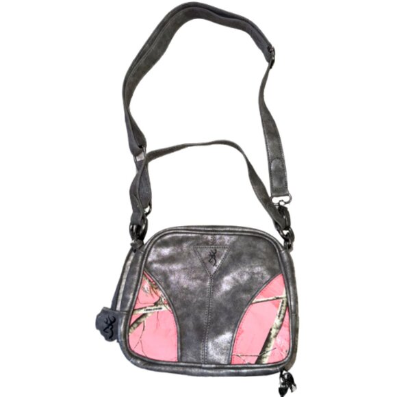 Browning Women's Ivy Concealed Carry Handbag Pink Gray - Picture 2 of 12